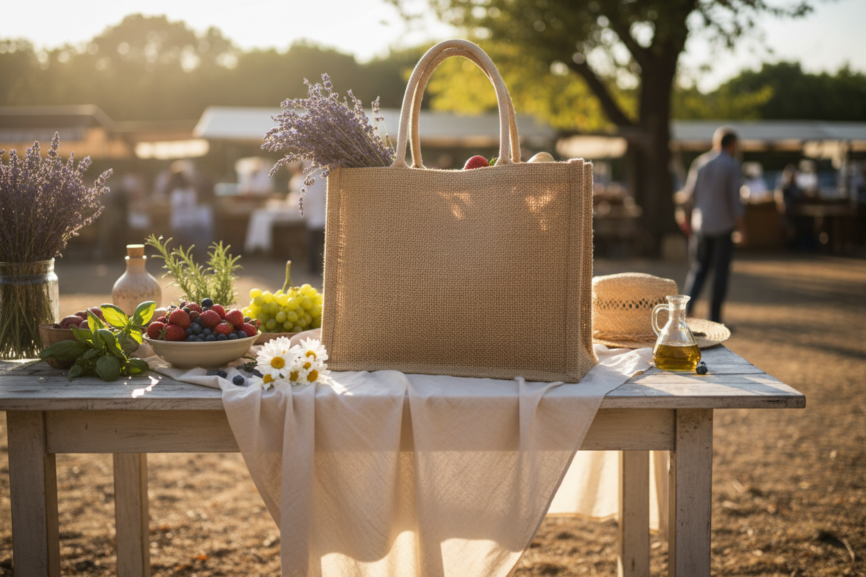 JUTE/BURLAP TOTES
