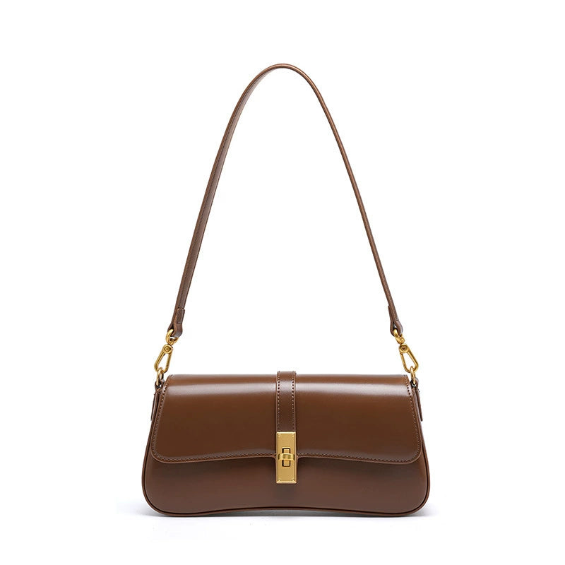 Women Handbag Vintage Baguette Shoulder Bag