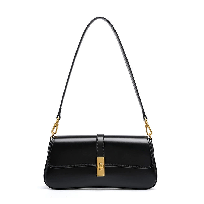 Women Handbag Vintage Baguette Shoulder Bag