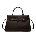 Classic Belted Flap Tote Bag