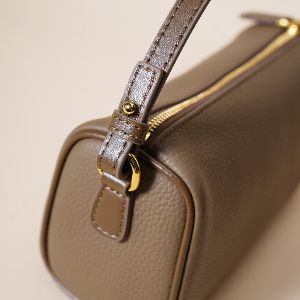 Genuine Leather Underarm Bag