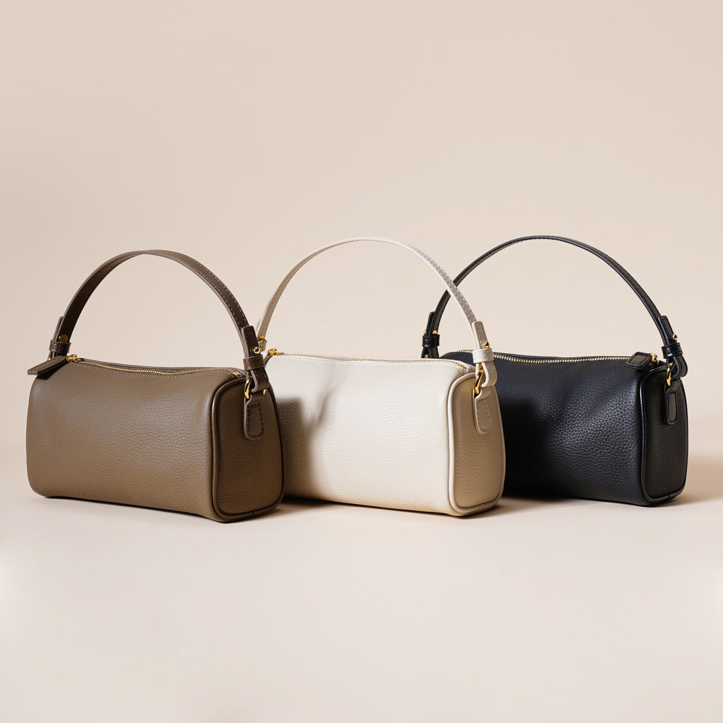 Genuine Leather Underarm Bag