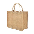 Heavy-duty Solid Color Linen Burlap Tote Bag