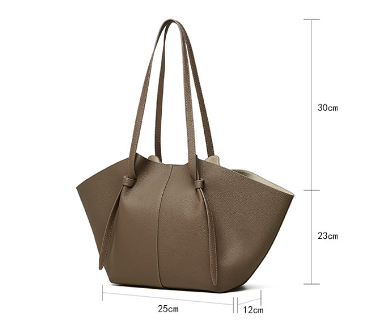 Genuine Leather Wing Tote Bag