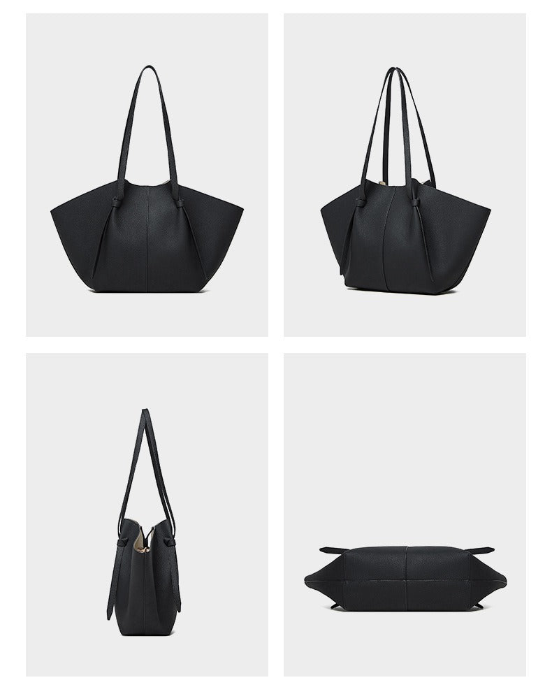 Genuine Leather Wing Tote Bag